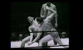 Leo Garibaldi vs Billy (Blassie) McDaniel 1950's Los Angeles professional wrestling