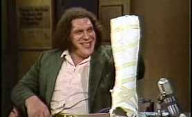 André the Giant on Letterman, January 23, 1984